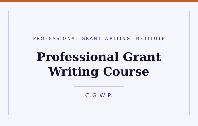 Professional Grant Writing Course